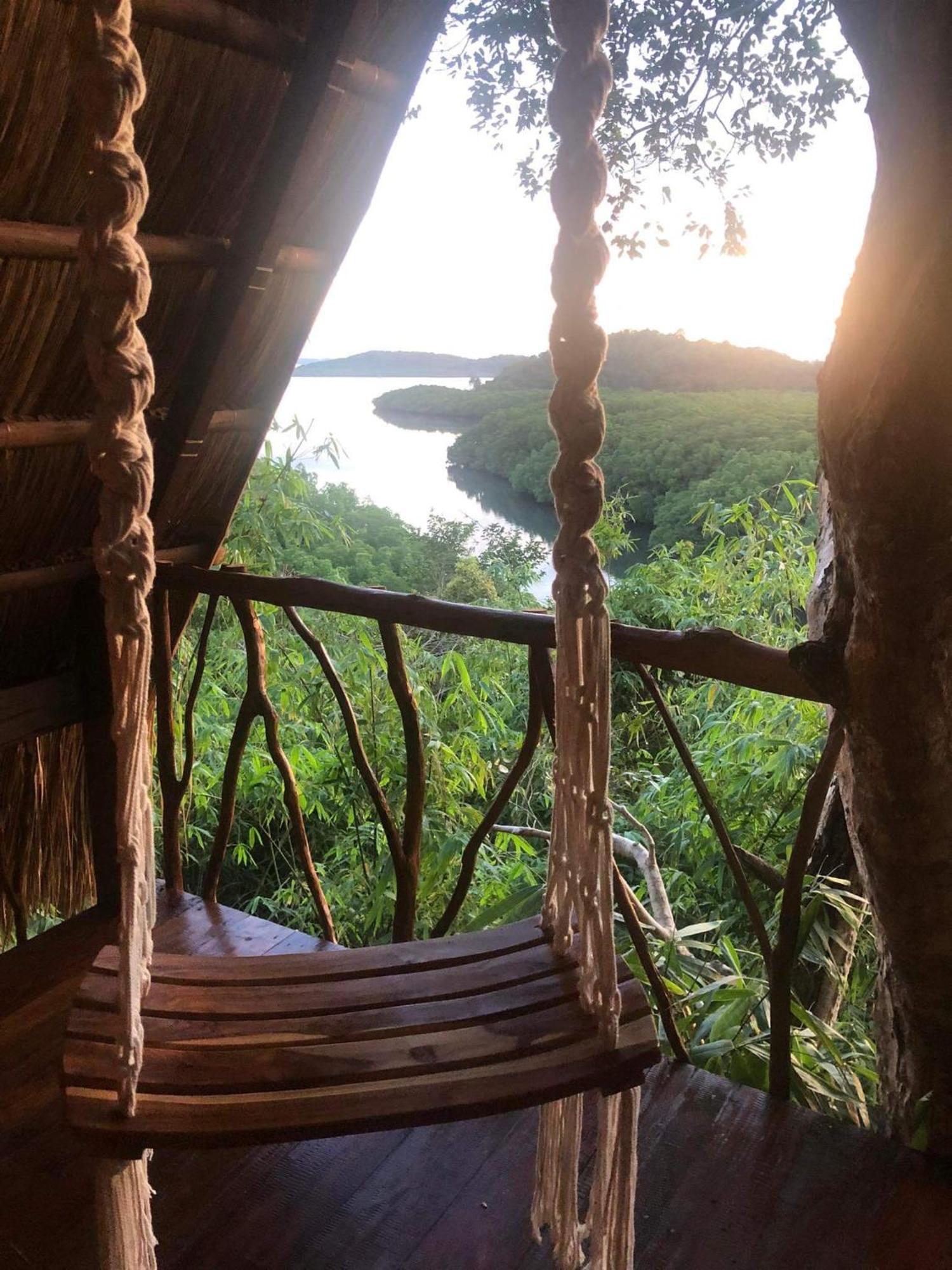 Sanctuaria Treehouses 布桑加 外观 照片